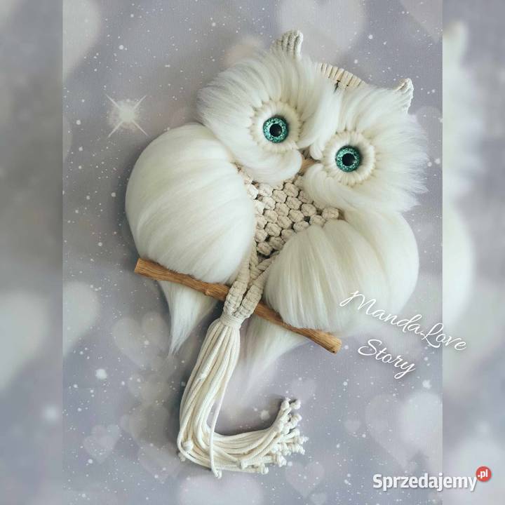 Półka sowa makrama Oława