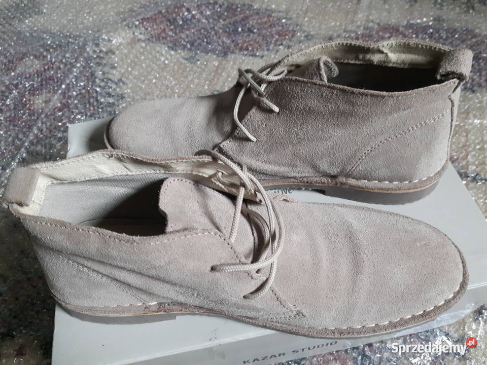 Trzewiki zamszowe męskie marki Kurt Geiger Kielce