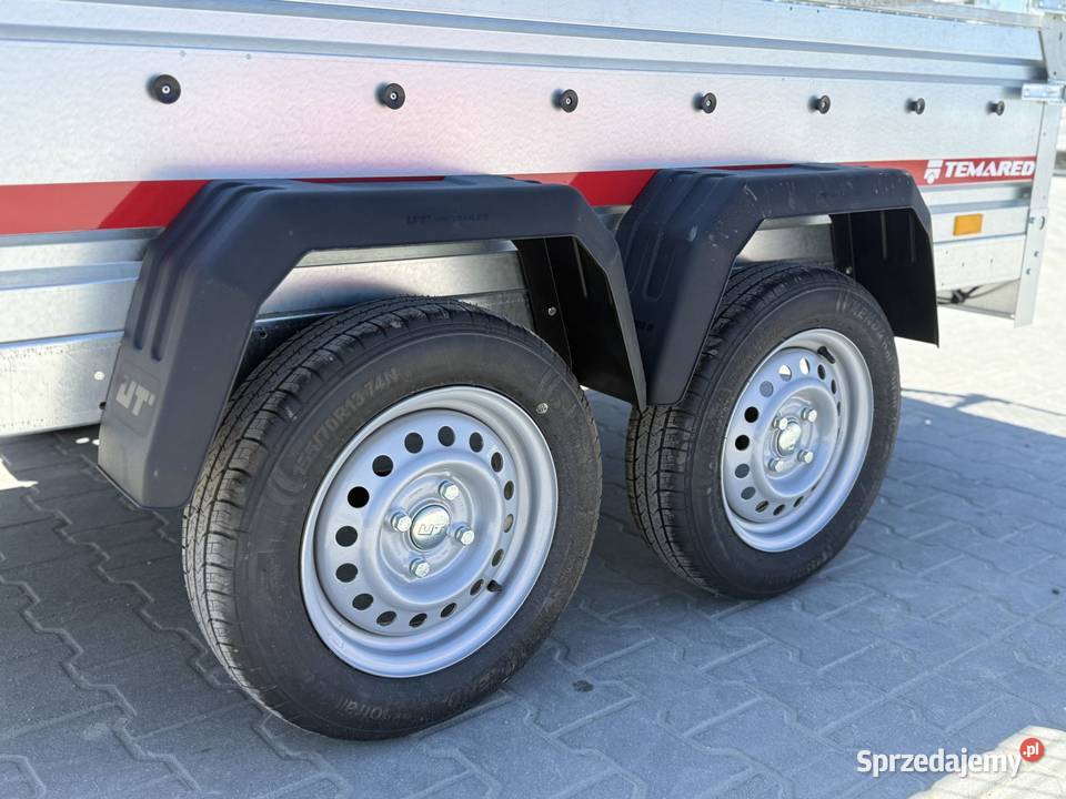 TEMARED PRO 26122 przyczepa dwuosiowa z burtami 2 Toruń sprzedam