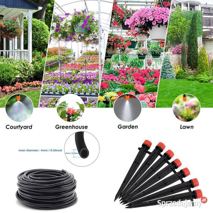 Zestaw do nawadniania kropelkowego system lubelskie Zamość