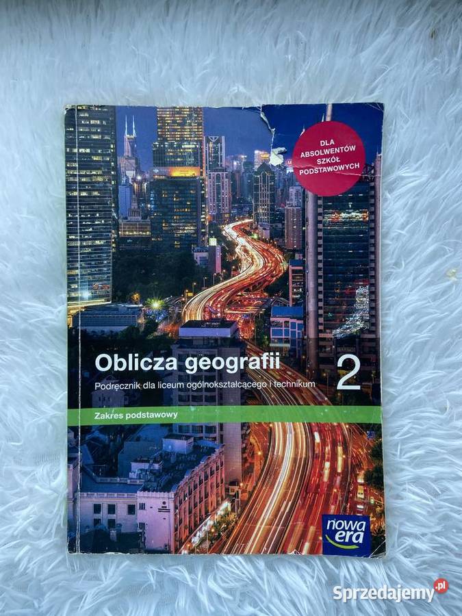 Podręczniki do szkoły średniej 1 i 2 klasy geografia mazowieckie Płock sprzedam