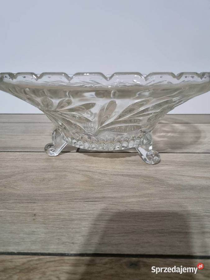 Patera Misa Szklana Vintage Ceramika i szkło