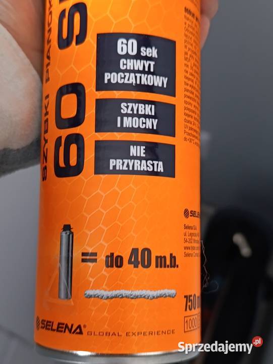 klej szybki pianoklej 60 sekund Poznań sprzedam