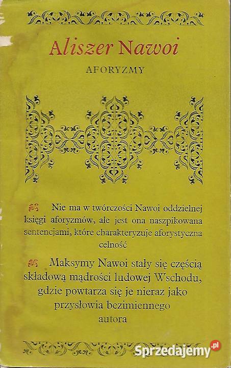 Aforyzmy Aliszer Nawoi lubelskie