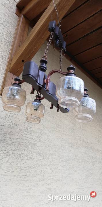 Żyrandol stylowy lampa sufitowa zwis oświetlenie Garwolin