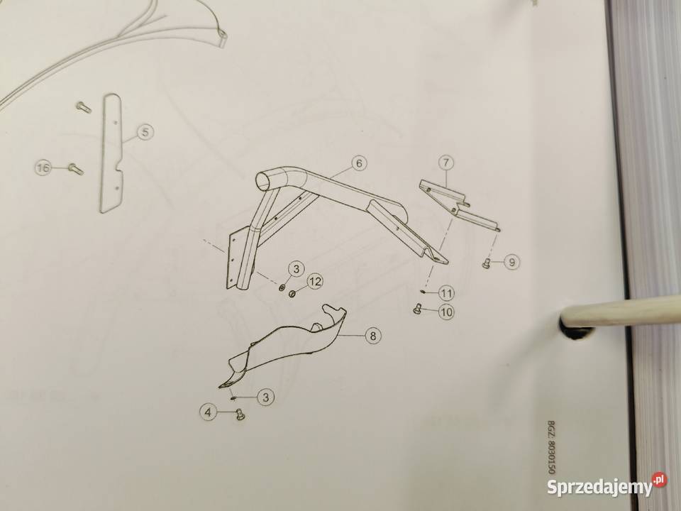CLAAS AXION 840 CMATIC A31 2013r Wspornik Stalewo