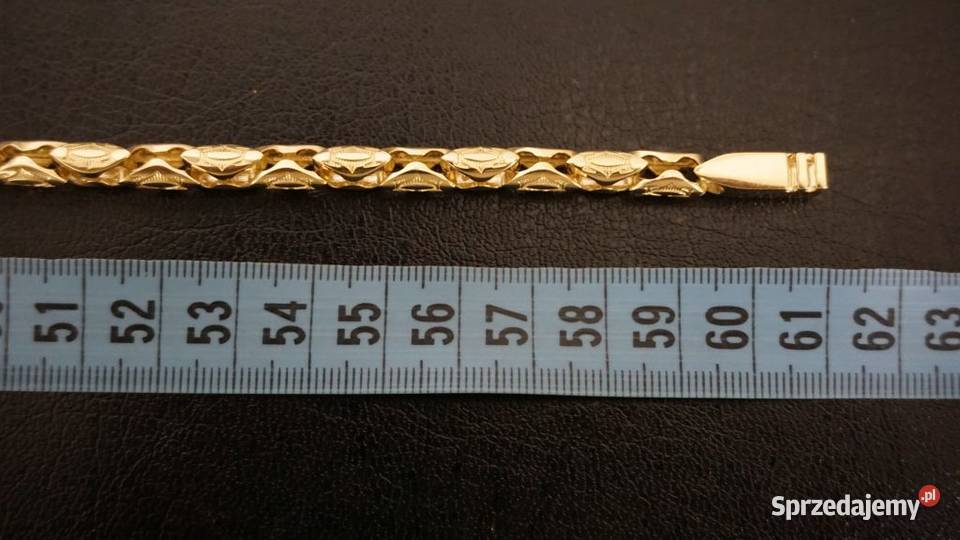 NOWY ZŁOTY ŁAŃCUSZEK OKRĄGŁY ŁAŃCUCH 60G Warszawa