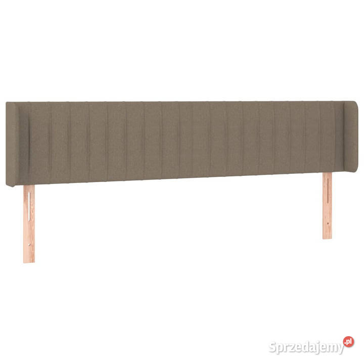 Zagłówek uszak taupe 183x16x7888 tkanina Warszawa