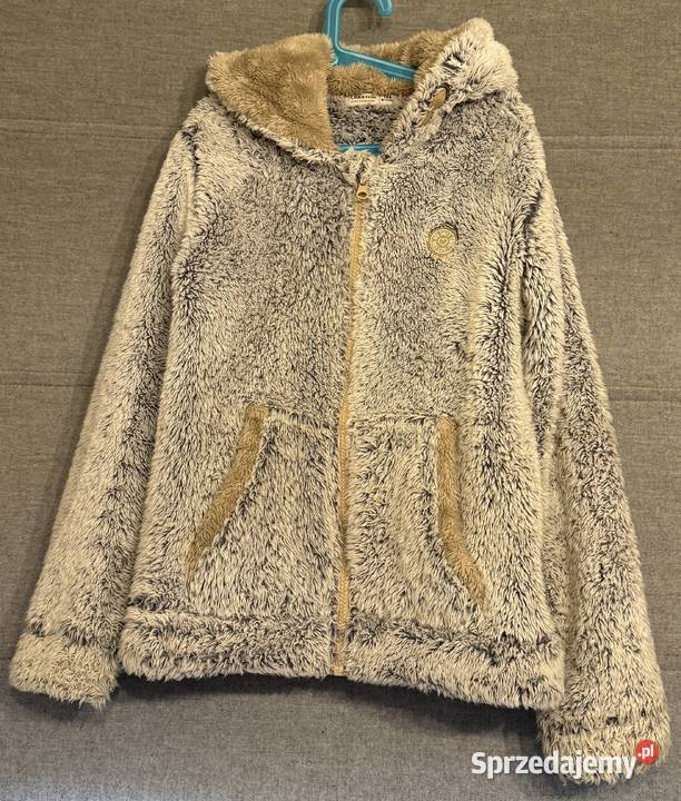 Dziewczęca futerkowa bluza z kapturem Carry Żyrardów sprzedam