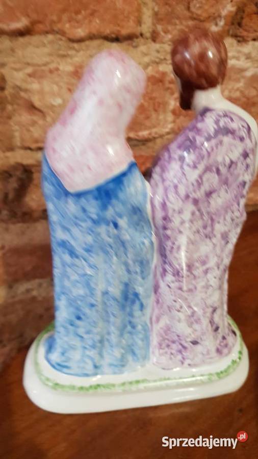 Święta rodzina figurka porcelana Steatyt Orneta