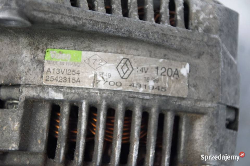 ALTERNATOR VOLVO V40 7700431945 kujawsko-pomorskie Lipno sprzedam