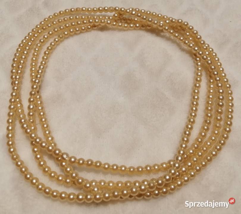 Naszyjnik z koralików korale 4mm 145 13 Czeladź