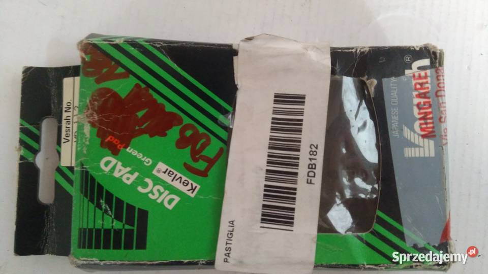 Klocki hamulcowe FDB182 HONDA GL GOLD WING CBX podlaskie Bielsk Podlaski