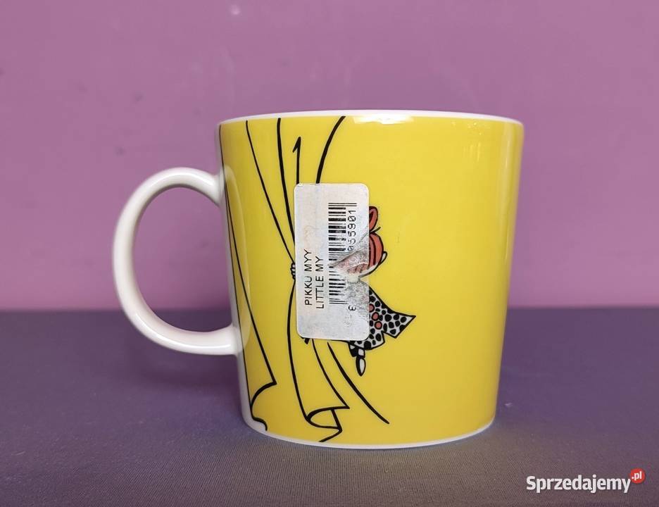 Muminki KUBEK Moomin Arabia MAŁA MI z naklejką Jasień