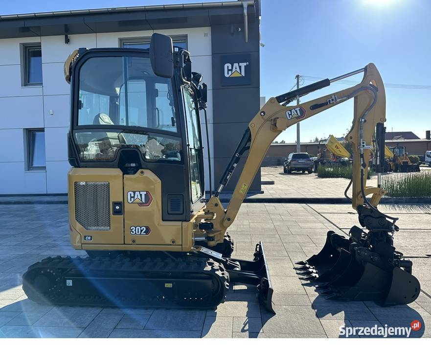 FABRYCZNIE NOWA MINIKOPARKA CATERPILLAR 302 CR Koparki Tuliszków