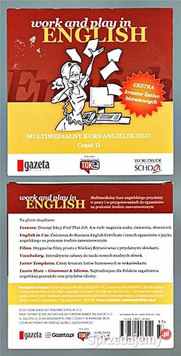 WORK AND PLAY IN ENGLISH płyta CD2 wyd Agora Audiobooki i e-booki Chorzów