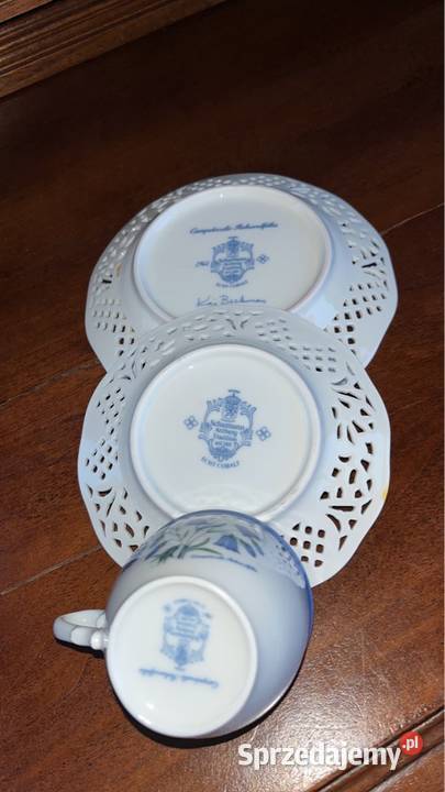 Talerzyk deserowy Schumann Arzberg Echt Cobalt Porcelana i szkło pomorskie