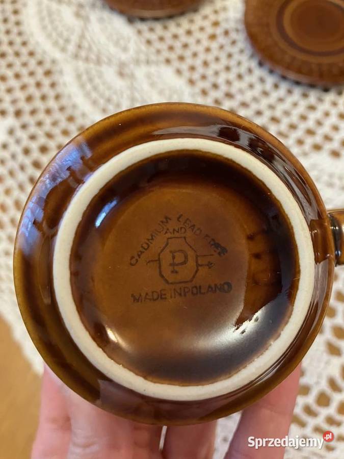Serwis kawowy Pruszków PRL Werina porcelit podkarpackie Nisko