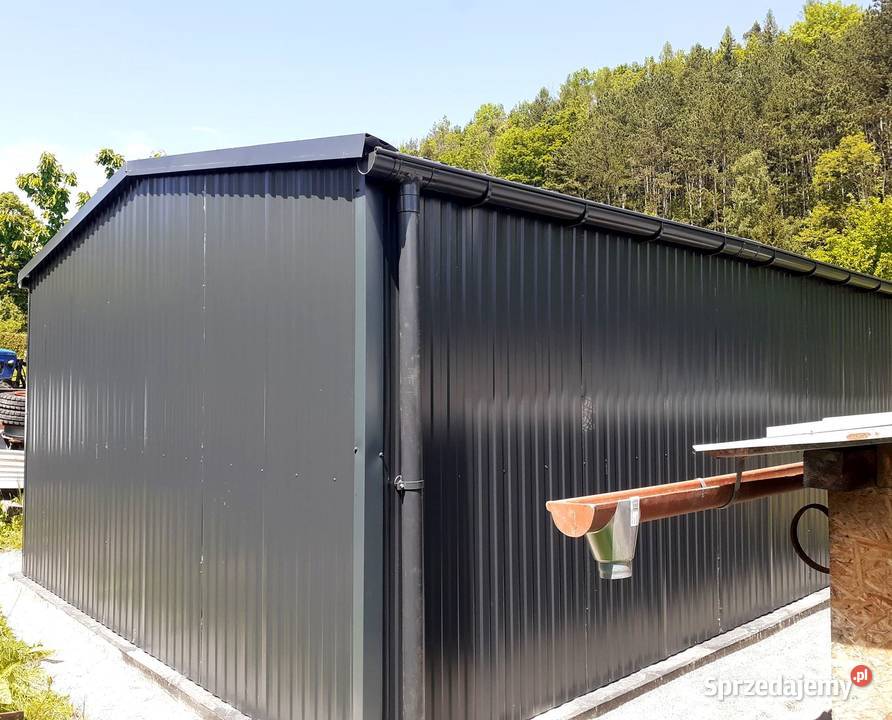Garaż 4x65Profil Ocynk CGrafit RAL7016 świętokrzyskie
