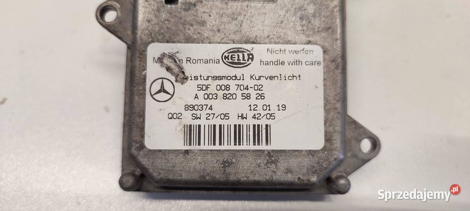 MERCEDES W211 PRZETWORNICA XENON A0038205826 osobowe sprzedam