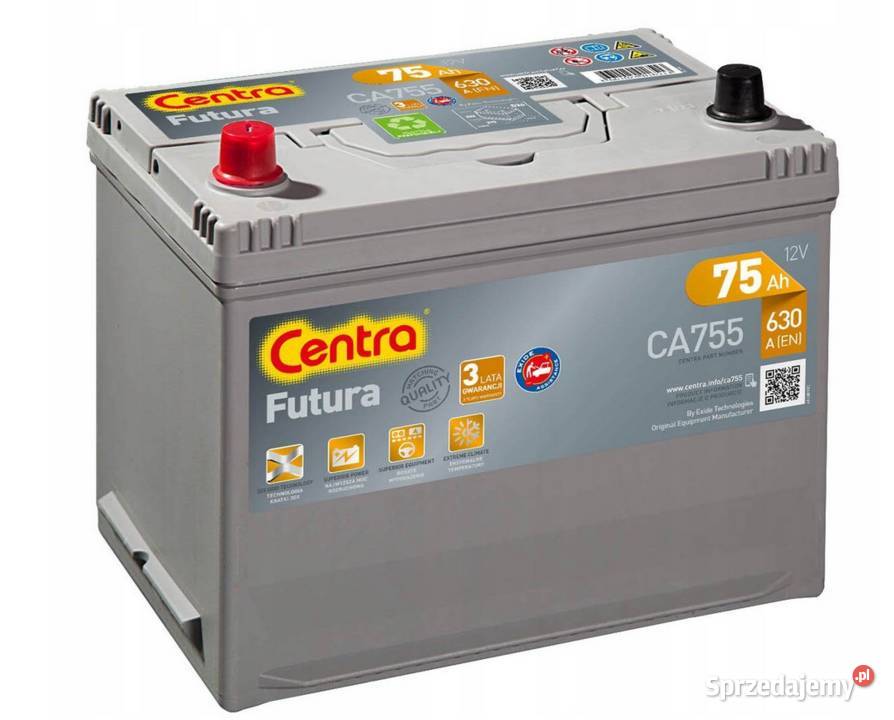 AKUMULATOR CENTRA FUTURA 75AH 630A L sam Akumulatory Lublin