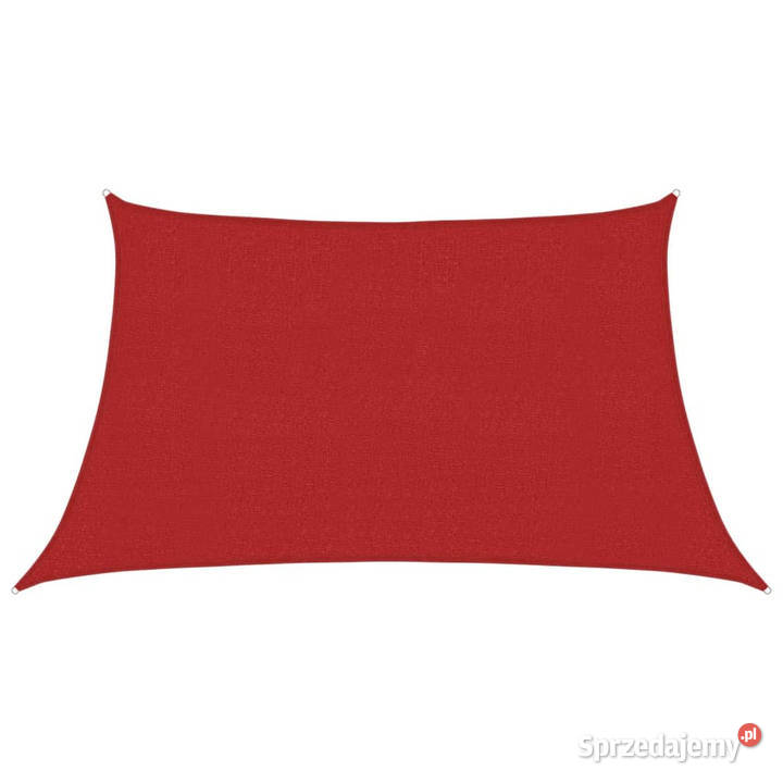 Żagiel przeciwsłoneczny 160 gm czerwony 34x2 m Warszawa