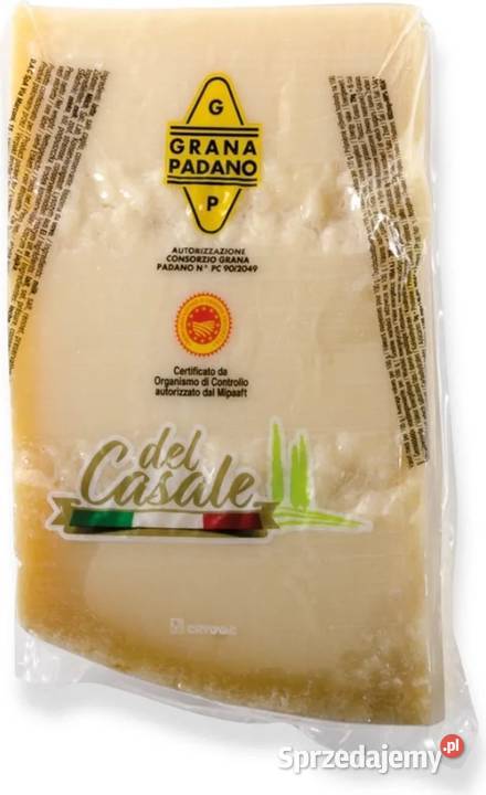 Ser Grana Padano ok 1 X 2 ok 2 del Casale Sery Nabiał i jaja Świdnica