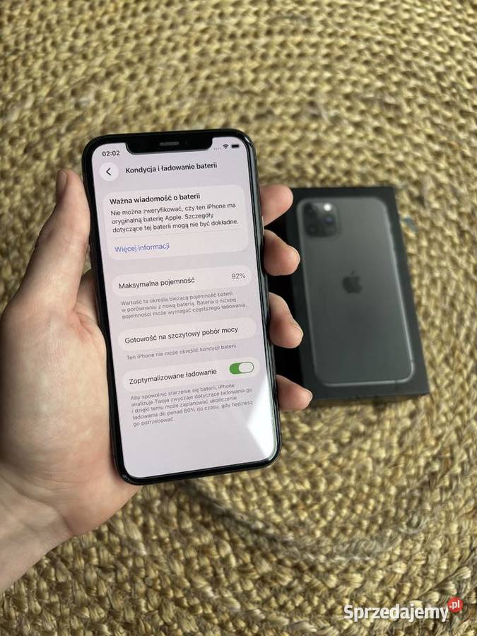 iPhone 11 Pro 64GB 92 bateria Full Set Telefony komórkowe