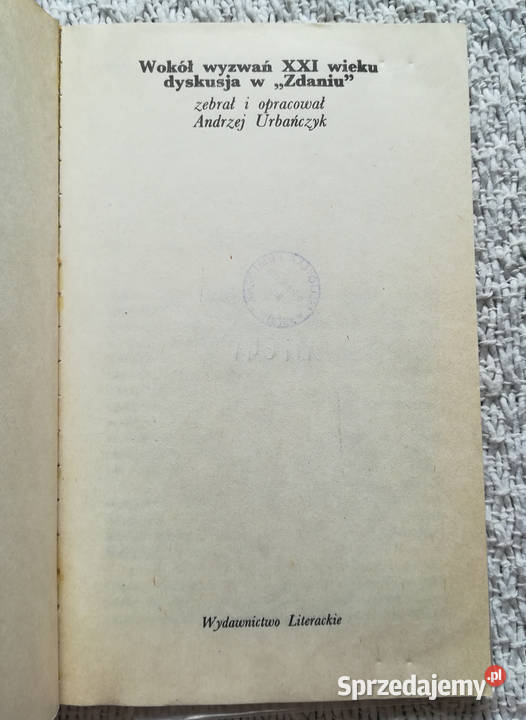 Wokół wyzwań XXI wieku zebr i opr Andrzej Książki naukowe i popularnonaukowe Białystok