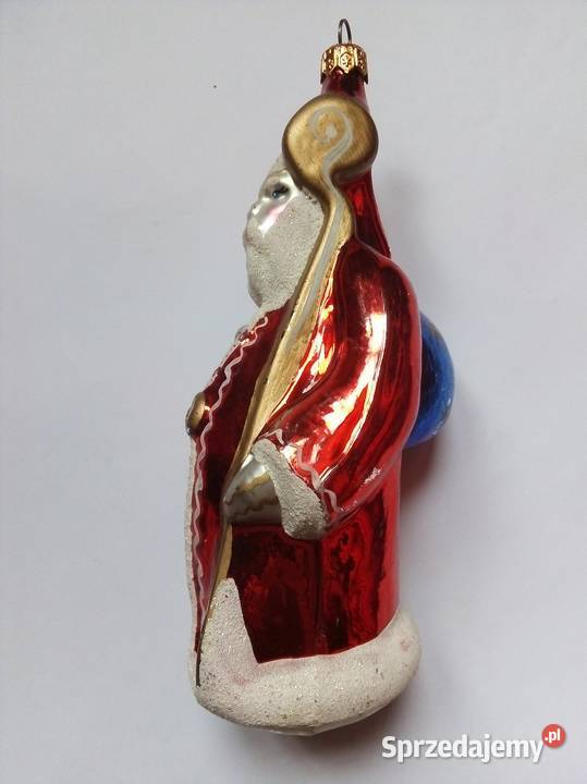 stara duża bombka Mikołaj vintage Częstochowa sprzedam