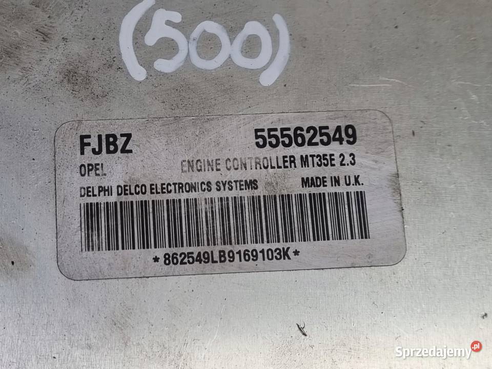 STEROWNIK SILNIKA komputer 55562549 FJBZ Opel Rudka