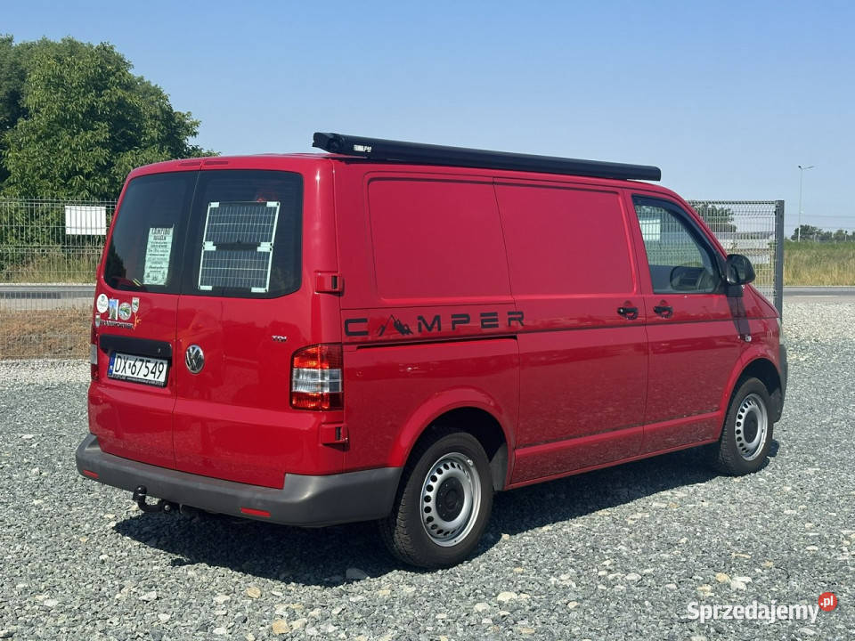 Volkswagen Transporter VW T5 20 TDI Kamper klima VAT marża dolnośląskie Wojkowice