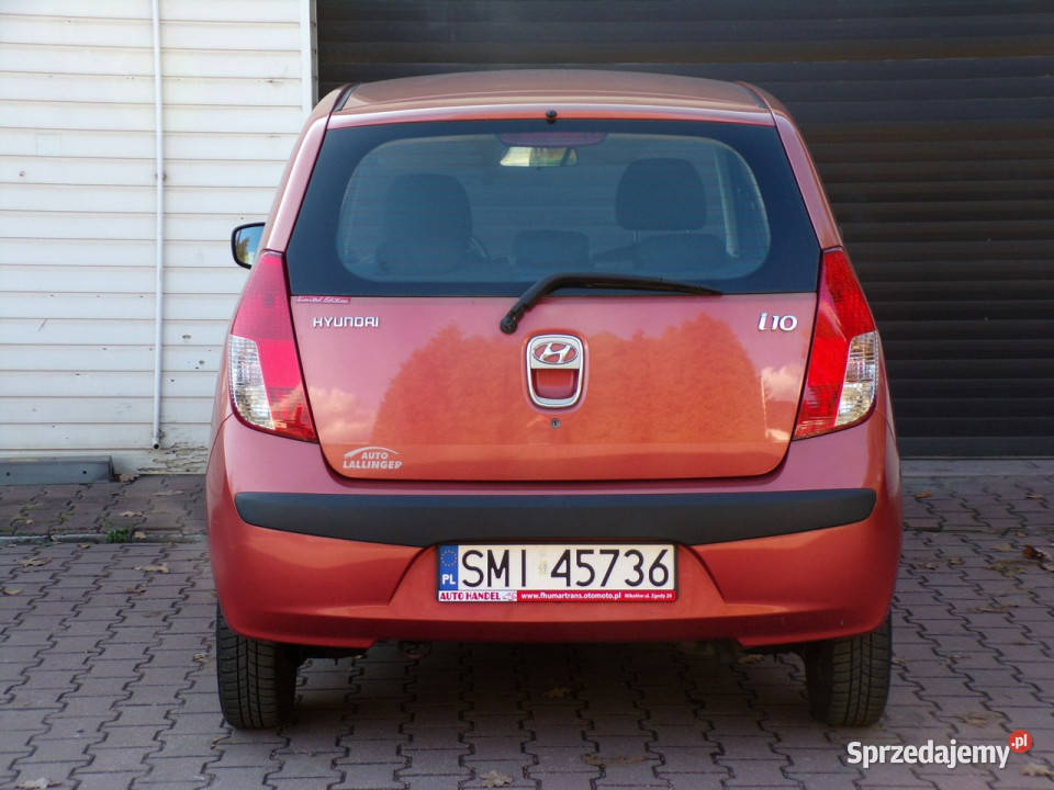 Hyundai i10 Klimatyzacja Gwarancja 2009r 11 67 I isofix i10 Mikołów sprzedam