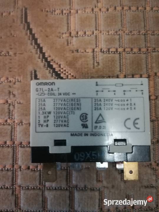 Przekaźnik mocy DPSTNO 240 VAC 25 A G7L2AT Pozostałe Elbląg