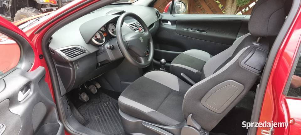 Peugeot 207 14 Klimatyzacja Alufelgi Niski bordowy Szczecin