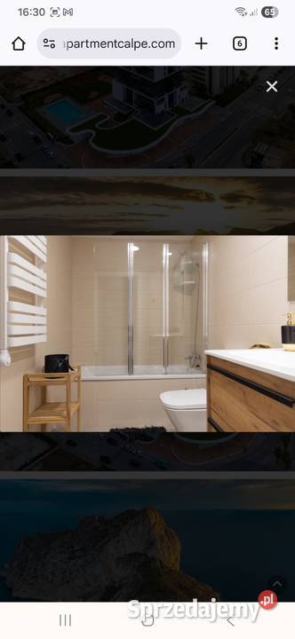 APARTAMENTY HISZPANIA CALPE Pozostałe Nowy Sącz