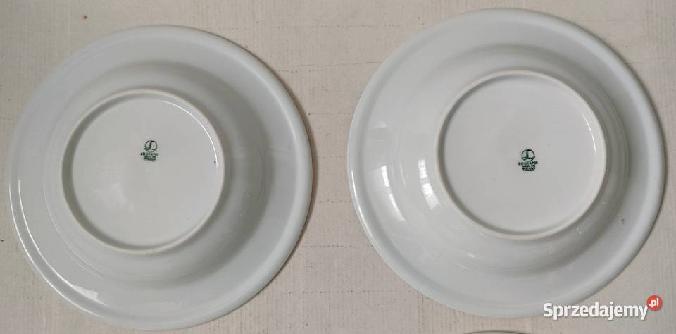 Porcelana Lubiana talerze głębokie 24 PRLu 4 Toruń