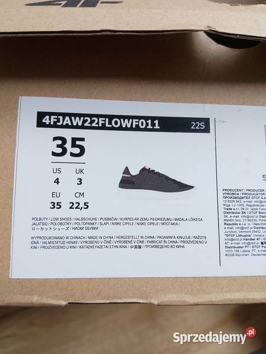 Półbuty dziewczęce junior 4F r35 inna Gliwice