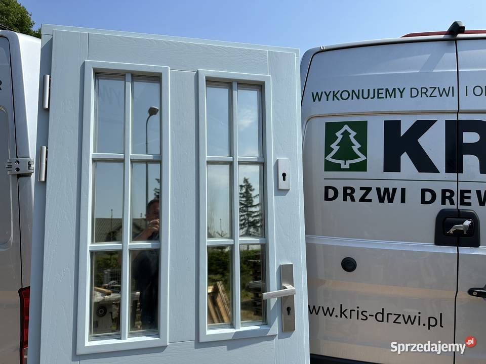 Drzwi zewnętrzne drewniane CZYSTE POWIETRZE NCS 99cm kujawsko-pomorskie