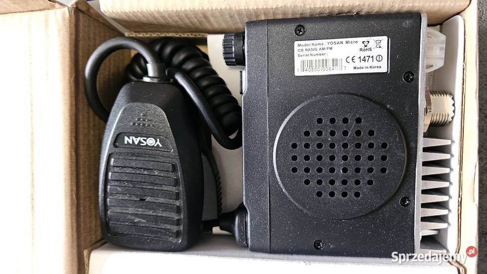 Cb radio Yosa Micro nowy Antena President sprzedam