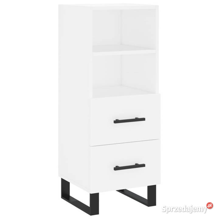Wysoka szafka biała 345x34x180 materiał Pozostałe mazowieckie Warszawa