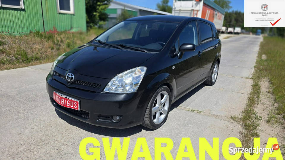 Toyota Corolla Verso kamera cofania crimatonic 177KM Lębork