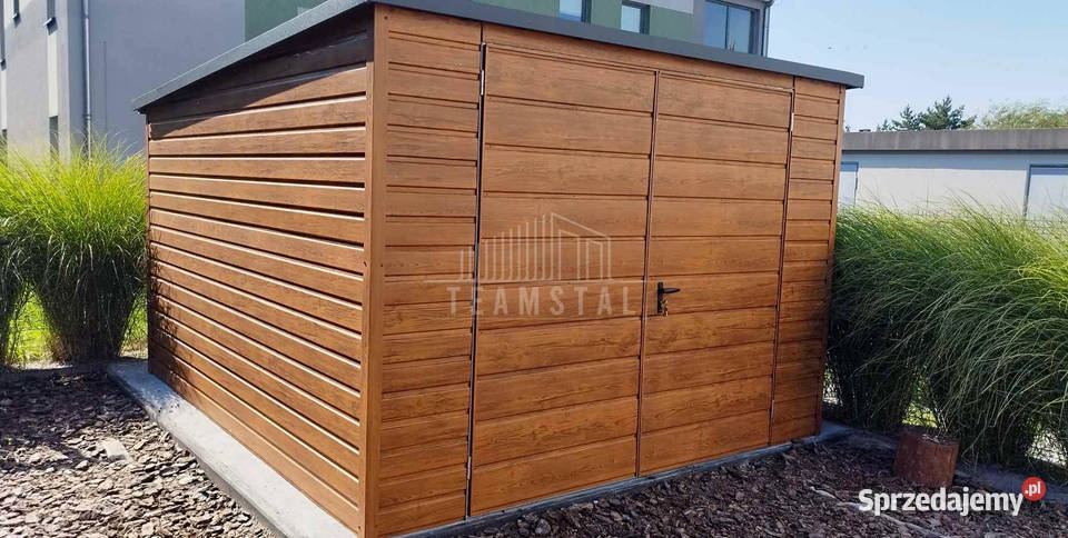 Schowek Domek Ogrodowy 3x3m Brama dwuskrzydłowa