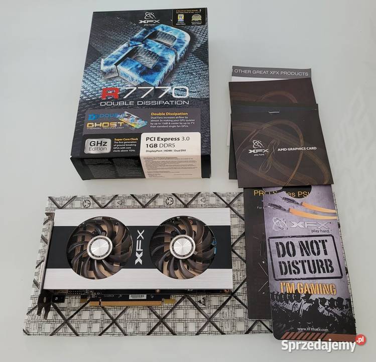 KARTA GRAFICZNA XFX RADEON HD 7770 1GB PCIE X16 aktywne Poznań