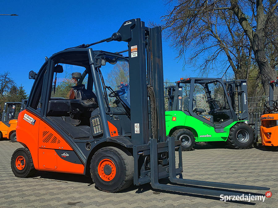 Wózek widłowy Linde H30D02 diesel 3 tony triplex małopolskie