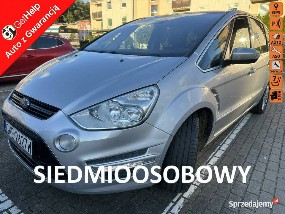 Ford S Titanium 7 miejsc liftingu nawigacja czujnik zmierzchu pomorskie