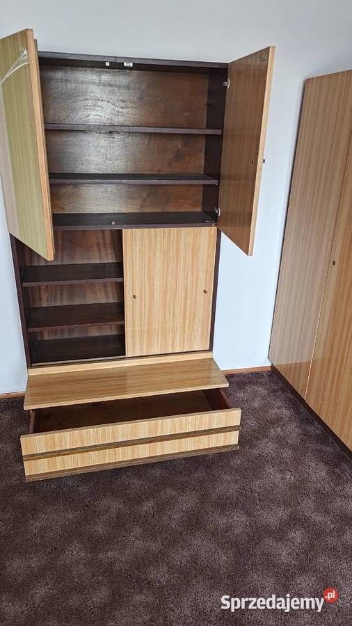 Meblościanka WISŁA PRL 5 Segmentów Retro Połysk Meblościanki Opole