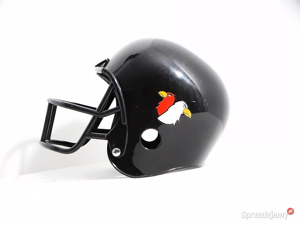 Kask futbolowy z wizjerem stylowy kolekcjonerski lubelskie Biłgoraj