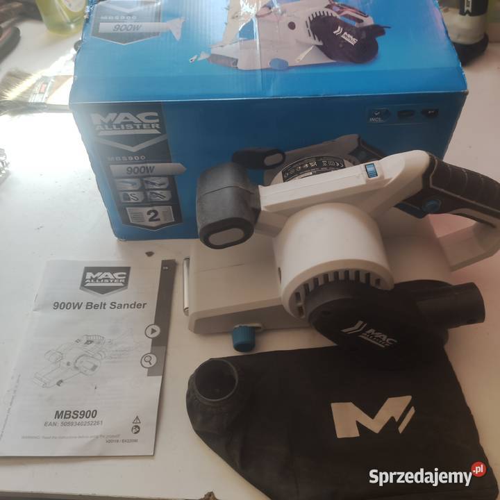 Szlifierka taśmowa MacAllister 900 W Szlifierki taśmowe