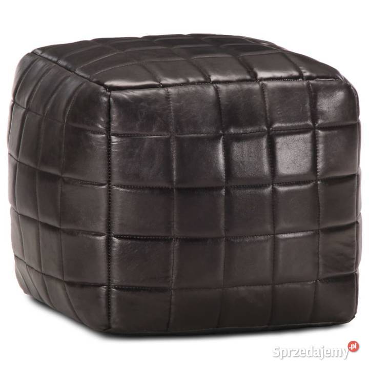 vidaXL Puf czarny 40x40x40 SKU248137 Warszawa